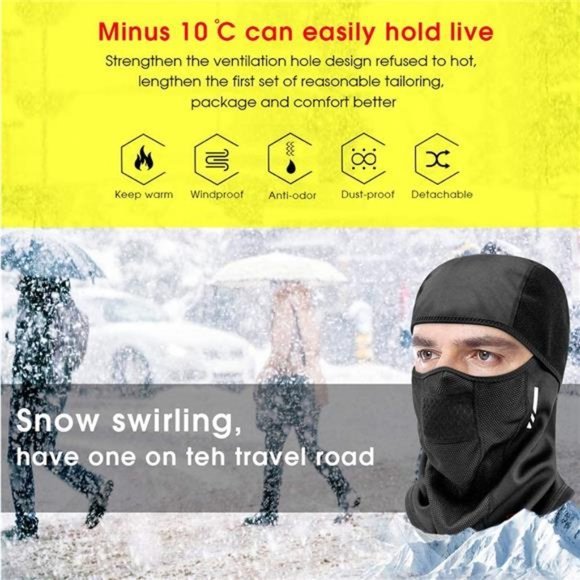 Ski Mask for Men Balaclava Face Mask - Picture 5 of 6